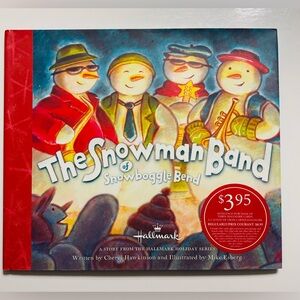 4/$20 Hallmark The Snowman Band of Snowboggle Bend Holiday Book